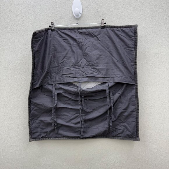 Annie Selke Brentwood Velvet Shale Euro Sham 26" Pillow Case Cover - Picture 5 of 5